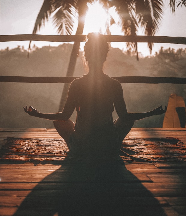 Quiet reflective recovery moment